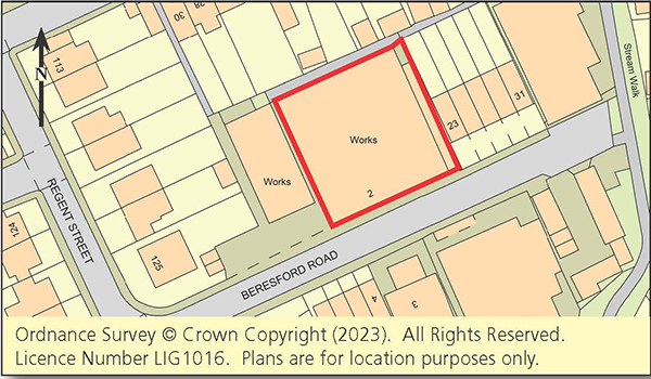 Lot: 162 - THREE INDUSTIRAL UNITS WITH POTENTIAL FOR RE-DEVELOPMENT -